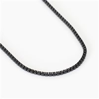 Collana Mabina Uomo Mini Tennis in Argento Zircone 553578 - 553578